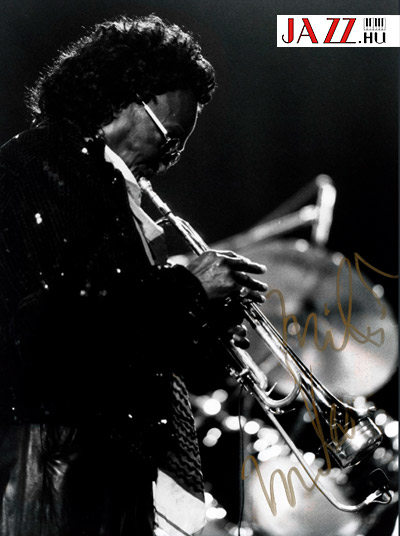 Kleb Attila fotója Miles Davisről, 1989